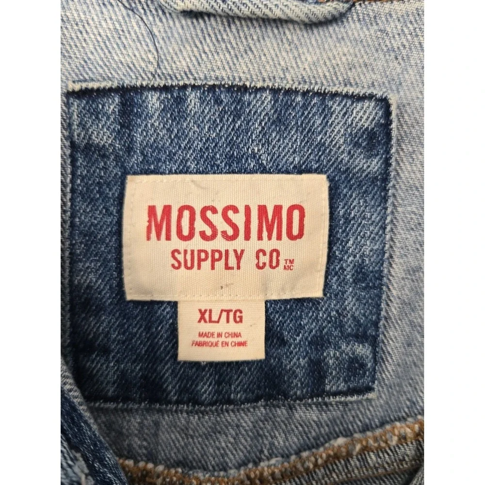 Mossimo Girls Denim Jacket Button down‎ Front Size XL 14/16. 2 Pockets